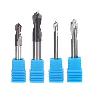 90 °   Fresa de carburo sólido de punta plana para fresado CNC, para mecanizado de aluminio, acero y cobre - Product Image 3
