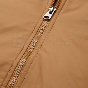 Veste bomber d'hiver pour homme, dernière tendance, col montant, toile, couleur personnalisée, logo, respirante, séchage rapide, service OEM, haute qualité - Product Image 2