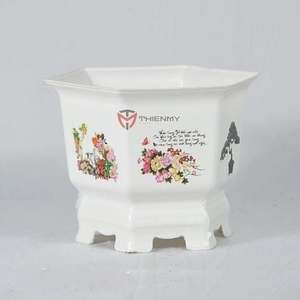Eco-Friendly Durable Plastic Flower <b>Pot</b> for Home & Garden PP Material <b>Square</b> Design - Product Image 1