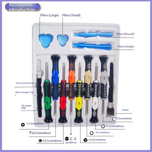 Kit di Riparazione per Telefoni Cellulari 16-in-1 in Acciaio Inox, Set di Mini Utensili con Cacciaviti, Manico in Plastica, Qualità Industriale OEM - Product Image 6