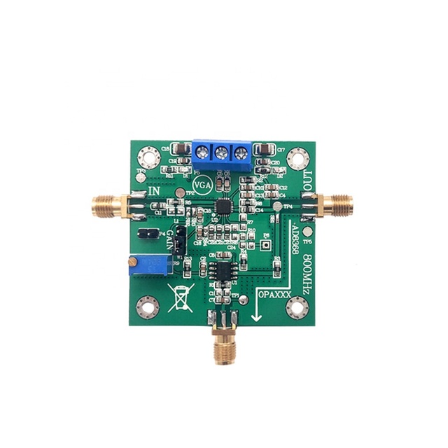 Taidacent 800MHZ AD8368 Analog Linear-in-dB VGA Amplifier Controllable Gain Amplifier Radio Linear Amplifier with AGC Detector