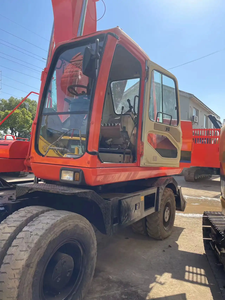 Excavadora Doosan usada de alta calidad, excavadora hidráulica de rueda de DH210W-7 Doosan en excelentes condiciones a la venta - Product Image 5