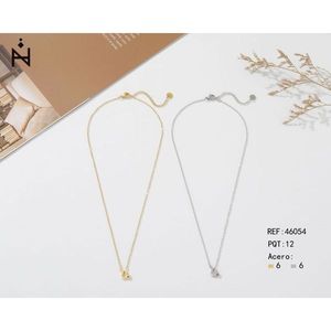 Collar con Colgante de Escorpio en Acero Inoxidable 46054 Tono Plata y Oro 12 Piezas Acero - Product Image 1