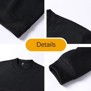 เสื้อสเวตเตอร์แบบสวมหัวสำหรับผู้ชายเสื้อโค้ทคอโจ๊กเกอร์สีพื้นสำหรับกีฬาสันทนาการสไตล์ลำลอง - Product Image 6