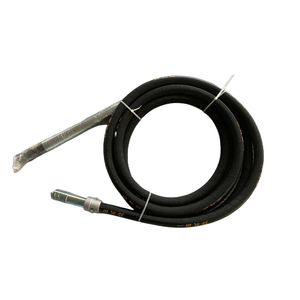 Tuyau vibrant pour béton SFJX, type aiguille pneumatique interne avec tige métallique et câble noir et jaune - Product Image 2