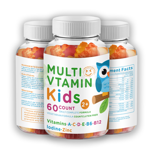 Vitahealthy <span class=keywords><strong>Kids</strong></span>, Mezcla Diaria de Vitaminas y Minerales en Formato Masticable con Sabores Divertidos para el Crecimiento, Multivitaminas Nutritivas en Gomitas para Niños - Product Image 1