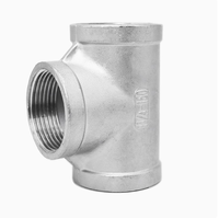 Raccord en T en fonte malléable noir à angle droit, tête hexagonale, sortie latérale 4 voies, surface sablée, basse pression, moulage flexible pour usage domestique