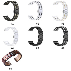 Bracelet de montre de luxe en céramique, 18mm 20mm 22mm 24mm pour <span class=keywords><strong>Samsung</strong></span> <span class=keywords><strong>Galaxy</strong></span> Watch 46mm <span class=keywords><strong>Watch3</strong></span> <span class=keywords><strong>45mm</strong></span> - Product Image 6