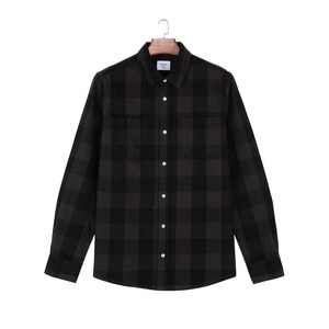 Custom Flannel <strong>Shirts</strong> Men 2024 Autumn and <strong>Winter</strong> New Plaid Design 100% Cotton Button up <strong>Shirt</strong> - Product Image 3