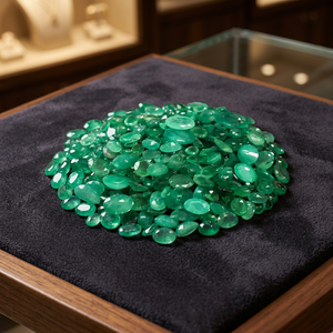 530 Piezas de Esmeralda Natural de 4mm-8mm, Corte Ovalado, Pera, Octágono, Facetado, 155 Cts, Iroc Sales, Verde, Gema de Piedra de Nacimiento de Mayo, Corte Gemológico, Suelta, de Terceros - Product Image 3