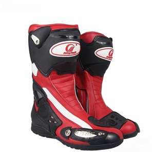 Chaussures de moto, chaussures de course, bottes de descente VTT pour hommes, protection multidirectionnelle étendue, conception antidérapante, chaussures de moto - Product Image 5