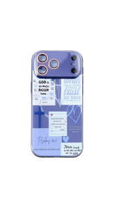 Coque de téléphone iPhone 17 en TPU PC antichoc, motif croisé, vierge pour sublimation DIY, sans support - Product Image 1