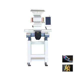 9/12/15 colors apparel machinery sewing small 1 single head embroidery machine computerized,tshirt embroidery machines