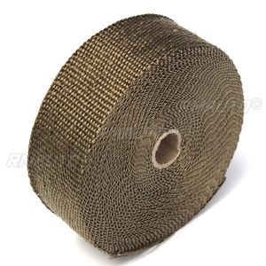 15M*50MM Motorcycle <b>Exhaust</b> Thermal <b>Exhaust</b> <b>Tape</b> Header Heat Wrap Resistant Downpipe for Motorcycle Car Accessories - Product Image 4