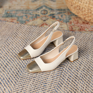 Zapatos de Tacón Grueso Estilo Coreano para Mujer, Ligeros, Transpirables, a la Moda, para Otoño, 5 cm - Product Image 4