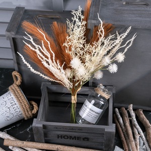 CallaFloral Bouquet de fleurs artificielles en forme d'ormeau chocolaté, décoration portable pour la maison et les accessoires de mariage CF01320 - Product Image 2