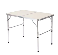 Table pliante en alliage d'aluminium pour l'extérieur, table multifonctionnelle, table et chaises réglables portables, pique-nique, camping