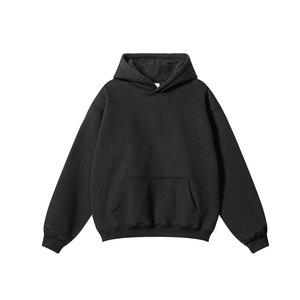 Sudadera con Capucha de Color Sólido, Estampada y Bordada, con Capucha, para Deportes y Uso Diario, Cantidad Mínima de Pedido Baja - Product Image 2