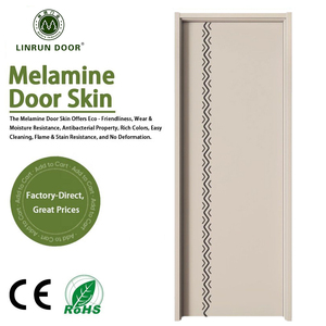 Yüksek Kaliteli Melamin Kapı Kaplaması İyi Kalite HDF MDF Kapı Yüzeyi Modern Tasarım Yatak Odası Otel Kullanımı İçin Mevcut Toptan Fiyat - Product Image 3