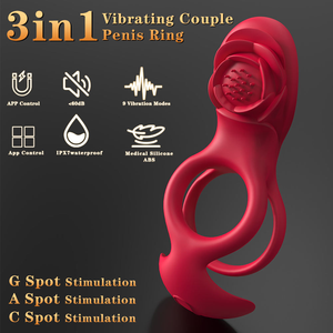 Bestseller Vib rating Cock Penis Ring Sexspielzeug Herren Männlicher Dildo - Product Image 3