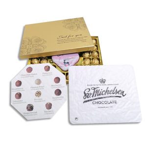 Bonbonbons de fábrica, donut, praline, macaron, fresa, bar, papel, trufa dulce, postre, galletas, embalaje, caja de chocolate para dulces - Product Image 3