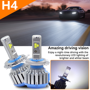 Phares LED T1 à succès, 50W 12V 5000 Lumens 6000K, super lumineux, étanche, universel, ampoules de phares de voiture - Product Image 6