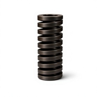 Ressort de compression rectangulaire en fil d'acier avec extrémités à plat pour moules et matrices