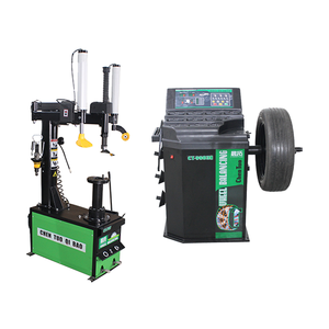 Machine d'équilibrage de pneus Chen Tuo CT-707, équipement d'équilibrage de roues de voiture, couleur verte et noire - Product Image 1