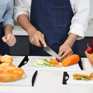 kitchen plastic cutting board set of 3 sheet large prep engraved multy use