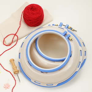 SKC cercle de broderie cadre en plastique, cerceau de broderie Double couche support idéal pour l'aiguille à poinçonner - Product Image 5