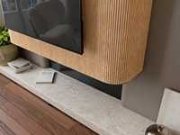 Panneau mural décoratif moderne Akupanel, panneau mural en bois cannelé, texture bois, panneau mural flexible Tambour, panneau acoustique insonorisant