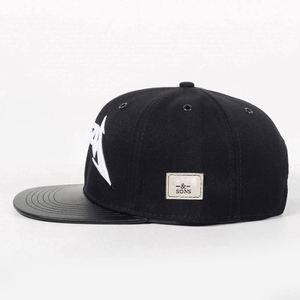 Wholesale ODM Custom Raised 3D Embroidery Logo Leather Brim Peaked <b>Cap</b> <b>Flat</b> Bill Fitted Hats Snapback Baseball <b>Caps</b> for <b>Men</b> - Product Image 3