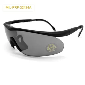 Yijia ชุดแว่นตากุทธวิธีกลางแจ้งเกมสงคราม CS ป้องกันหมอกแว่นตายิง 3 เลนส์ UV400 แว่นตากันทราย