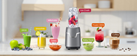 Extracteur de jus électrique 800W en acier inoxydable pour fruits et légumes durs avec moteur silencieux pour usage domestique