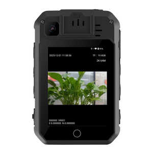 Caméra corporelle 4G avec capteur CMOS, audio bidirectionnel 1440P, téléchargement cloud et gestion par plateforme pour la sécurité des policiers - Product Image 2