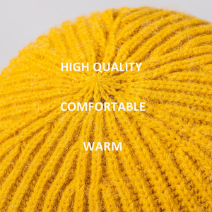 Bonnet en tricot personnalisé de haute qualité, chapeaux d'extérieur pour femmes, couleur unie, forme de melon, bonnet chaud pour hommes, bonnets en vrac, bonnet de style skullcap, bonnet personnalisé - Product Image 3