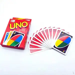 Thickened Entertainment Classic Unoes Playing Cards Plastic Unoes Card With Penalty Party Board Game Cards Support Dropshipping