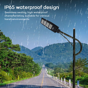 Haute luminosité 1200LM IP65 étanche extérieur lampadaire solaire 100W 200W 300W 7000-7500K haute qualité LED ABS corps à distance - Product Image 3