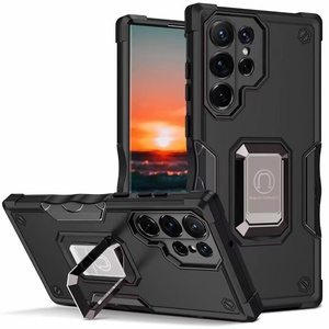 Custodia per Telefono <span class=keywords><strong>TCL</strong></span> <span class=keywords><strong>20</strong></span> XE Antiurto con Anello Metallico e Supporto, per Samsung S25 Edge S24 Ultra A55, <span class=keywords><strong>Cover</strong></span> Magnetica per Auto - Product Image 1