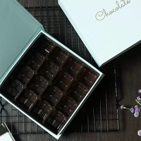 Cadeau de la Saint-Valentin, boîte rigide en chocolat, emballage vide, style européen, en forme de cœur, fabrication artisanale, laminage mat