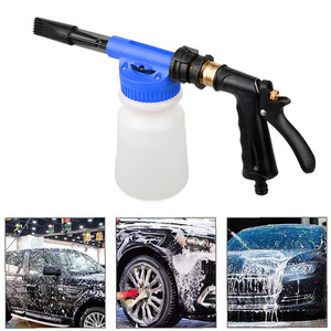Pulverizador de espuma para lavado de coches, bomba manual de baja presión, herramienta de limpieza doméstica con botella para limpieza de vehículos - Product Image 1
