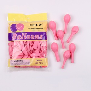 Birthday Party Decoration 10 Inch Latex Helium Glossy Multi-Color Unisex Environmentally Friendly <b>Round</b> <b>Balloons</b> 100pcs/bag - Product Image 2