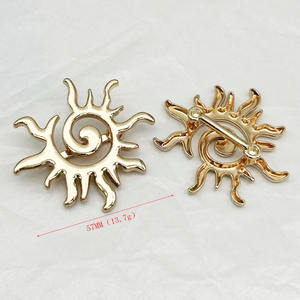 Nuevo Anillo <span class=keywords><strong>de</strong></span> Metal Dorado con Forma <span class=keywords><strong>de</strong></span> Flor y <span class=keywords><strong>Caracol</strong></span>, Estilo Europeo Americano, para Ropa, Cierre Decorativo, Hebilla <span class=keywords><strong>de</strong></span> Conexión para Tirantes <span class=keywords><strong>de</strong></span> Bikini - Product Image 3