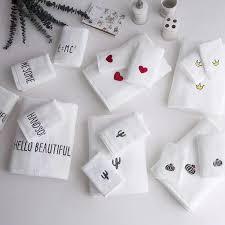 Toallas de Algodón Blancas Personalizadas con Logotipo, Recuerdo de Boda, Toalla de Mano para Novia - Product Image 5