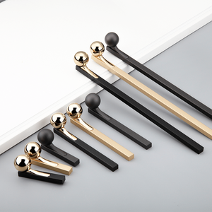 AKADA Moderne Möbelgriffe und -knöpfe Umweltfreundliche Langlebige Zinklegierung für Kleiderschrank Küche Schlafzimmer Bad Kommode - Product Image 1