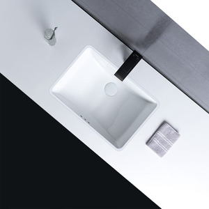 Vasques de salle de bain rectangulaires populaires certifiées CUPC à encastrer sous le comptoir, lavabos sous-montés pour salle de bain - Product Image 3