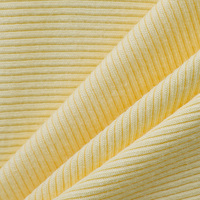 Premium 220gsm Französischer Rippstoff 47,5% Baumwolle 47,5% Viskose Großhandel Niedriger MOQ Direkt ab Werk für Damenkleider