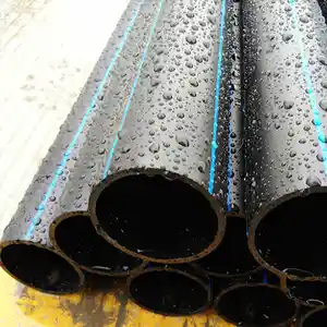 High Density HDPE Pipes PE100 Grade Polyethylene Pipe For Water Supply 20mm To 1200mm Size PE Pipe