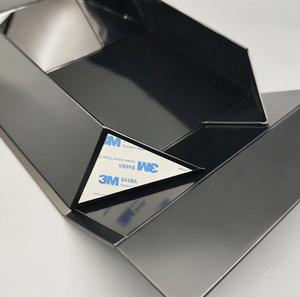 Boîte en carton pliable rectangulaire de haute qualité pour emballage cadeau, fermeture magnétique, emballage rigide en <span class=keywords><strong>papier</strong></span> mat, boîtes cadeaux pliables - Product Image 4