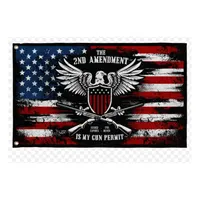Various Pattern USA American 2nd Second Amendment Flag